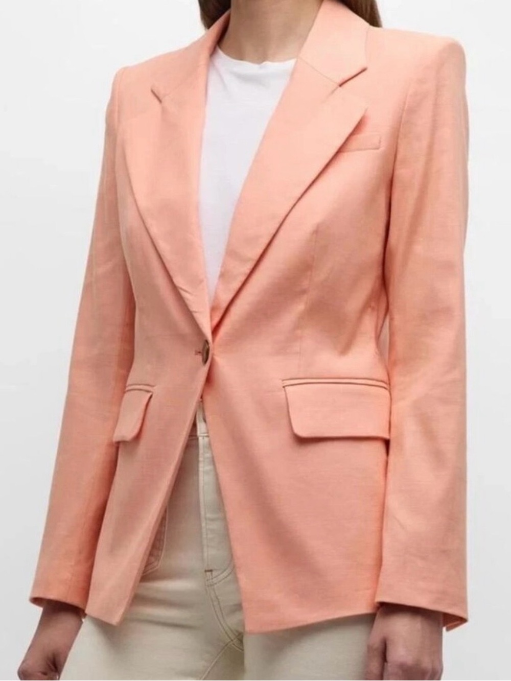 Veronica Beard Hayward Jacket in Peach | Size 6